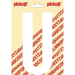 Plakletter Nobel Sticker letter U - Pickup
