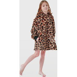 Textino FEMALE CHEETAH - Hoodie for kids 50x70 cm - Tobacco Brown - brown - Textino