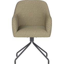 Eetkamerstoel Otis Groen Spider Swivel - Giga Meubel