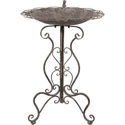 Clayre & Eef Vogelvoederbak  Ø 52x76 cm Bruin IJzer Tuindecoratie