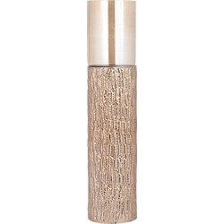 PTMD Windlicht Rezy - 21x21x91 cm - Metaal - Goud