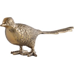 BePureHome Ornamental Bird  - Aluminium - Antique Brass - 14x46x10