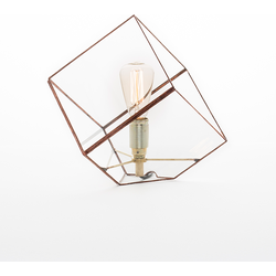 Geometrische lamp Liv van Hart & Ruyt - 15cm - Koper