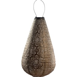 LUMIZ Solar Lampion Fiore Drop - 28 cm - Goud