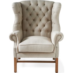 Riviera Maison Franklin Park Wing Chair, linen, flax