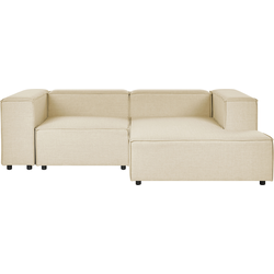 APRICA - Tweezitsbank - Beige - Linkerzijde - Linnen