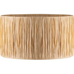 Raffia lampenkap - cilindrisch - beige - Boheemse stijl - ø40 x 22 cm - E27 fitting - Ontworpen voor Vloerlamp en Pendellamp - Ontworpen voor woonkamer en eetkamer