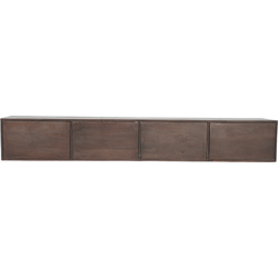 Zwevend tv meubel Vision Walnut | 200 cm