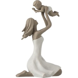  J-Line Decoratie Beeldje Zittende Moeder Spelend Met Baby