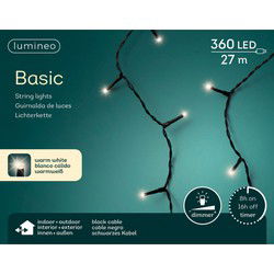 Kerstboomverlichting - LED - warm wit - 360 lampjes - 27 meter - Kerstverlichting kerstboom