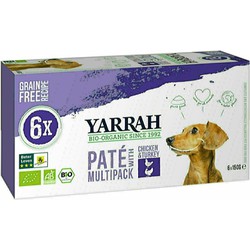 YARRAH DOG ALU PATE MULTIPACK CHICKEN / TURKEY 6X150 GR