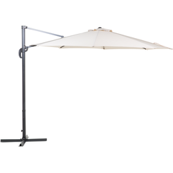 Beliani SAVONA - Cantilever parasol-Beige-Polyester