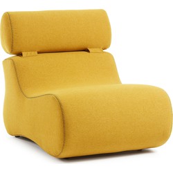 Kave Home - Club fauteuil mosterdgeel