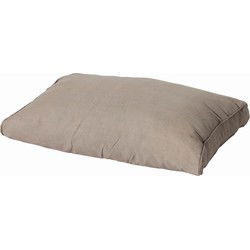 Kussen Lounge rug soft 73x40 Basic taupe (2 stuks)
