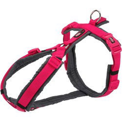 TRIXIE HONDENTUIG PREMIUM TREKKING FUCHSIA / GRIJS 53-64X2 CM