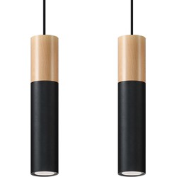 Hanglamp modern pablo zwart