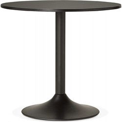 Kleine kantoortafel ATLANTA 90x90x77 cm Zwart