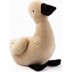 Textino DUCK - Deurstopper 27x12x25 cm eend - Pumice Stone - beige - Textino
