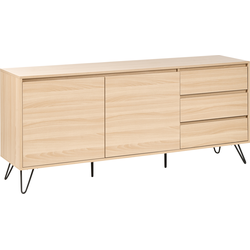 Beliani CARDIGAN - Sideboard-Bruin-Vezelplaat