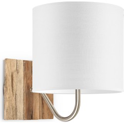 Wandlamp drift bling Ø 20 cm - wit