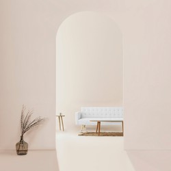 Sofa bed Fiorentina - Broken White - 191x80(97)x75(40) cm