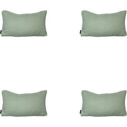 Madison -  Sierkussen Napels kaki - Ca. 30x50 cm - Set van 4