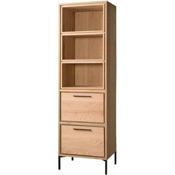 Tower living Ravenna - Bookcase 2 drws. 3 niches - 60 (uitlopend)