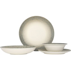 Bonna Serviesset (Medium) - Sway - 24 delig - 6 Personen - Porselein