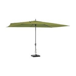 Rechteckiger salbeigrüner Regenschirm 400 x 300 cm Markise Madison - Madison