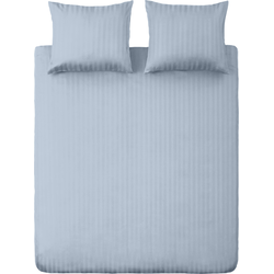 Ten Cate Katoensatijnen Dekbedovertrek - 200x200/220 - Licht Blauw