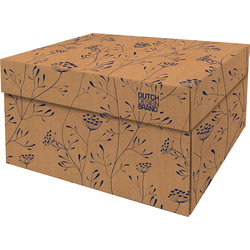 Dutch Design Brand Opbergdoos met Deksel - Doos in Karton - Geschenkdoos - 39x31x21cm - Heracleum - 1 Stuk