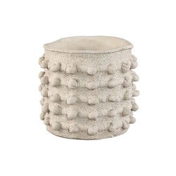 PTMD Bloempot Alfons - 24x24x22 cm - Cement - Grijs