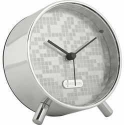 Wekker Disco - Zilver - Ø11cm