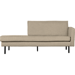 BePureHome Daybed Rechts Rodeo - Bouclé - Beige - 85x203x86