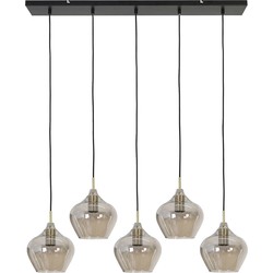 Light and Living hanglamp  - brons - glas - 2937627