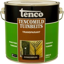 Transparant donkerbruin 2,5l mild verf/beits - tenco