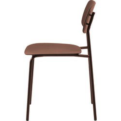 Eetkamerstoel Bruin - Zithoogte 46cm - Kirkland - Set van 4