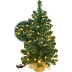 Excellent Trees® LED Jarbo 60 cm Mini Kerstboom met LED verlichting - Kunstkerstboom met LED Verlichting - 35 Lampjes