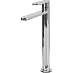 COLHUE - Enkele wastafelkraan - Zilver - 30 cm - Messing