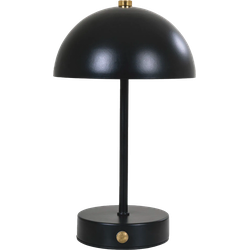Lumi led tafellamp zwart - Ø16,5 x 25 cm