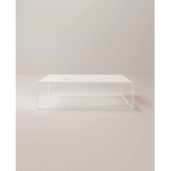 Lush Living Salontafel Lucid - Salontafel - Bijzettafel - Design meubel - Wit - L -