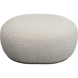 Hocker Pebble Boucle White 81cm