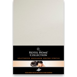Hotel Home Collection - Split Topper Molton-Stretch - 160x200/220+10 cm - Wit