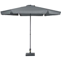 Delta parasol - Ø300 cm - carbon black - donker grijs