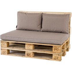 Madison Palletkussen Lounge Panama Taupe - 120 x 80cm