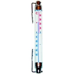 Raamthermometer - metaal - 20 cm - Buitenthermometers