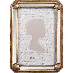 Clayre & Eef Fotolijst 10x15 cm Goudkleurig Kunststof