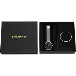LW Collection SJ WATCHES Geschenkset La Palma Horloge 36mm + Armbandje