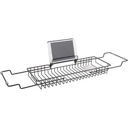 Badrek Caddy - IJzer Zwart - 61-81x18x7cm