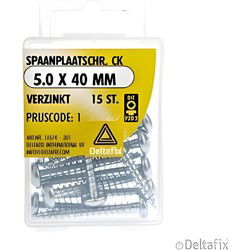 Sp.pl.schr. ck 5,0x40mm 15st